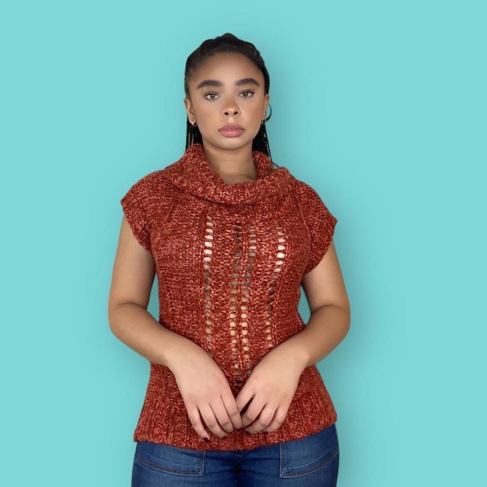 Open Knit Sweater